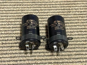 Rubycon Black Gate S 350V 100-100uf Condensatore Uso Audio Testato Funziona Giappone MG01 - Foto 1 di 6
