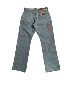 Wrangler Retro Jeans 33x34 Blue Denim Relaxed Boot Cowboy 10WRT20CR NWT - Picture 1 of 7