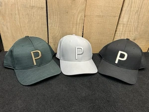 Puma Tour Exclusive 110 Stretch Fit Snap Back Mütze/Cap grün grau schwarz 3 Stück - Bild 1 von 22