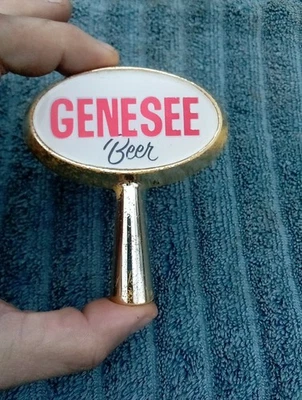 Vintage Genesee Beer Vintage Worn Plastic Bar Tavern Tap Handle - Image 1 of 4