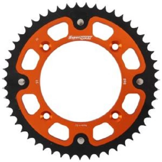 Stealth-Kettenrad Supersprox 428 - 51Z (orange) RST-898:51-ORG|ID 110,0 LK 132,0 - Bild 1 von 1
