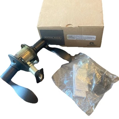 Juego de cerraduras de palanca de paso para pasillo y armario interior Schlage Allegion - bronce envejecido {20} Foto 1 de 4