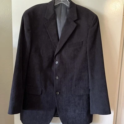 Blazer de pana Polo Ralph Lauren para hombre talla 42L chaqueta negra abrigo deportivo nuevo sin etiquetas Foto 1 de 4