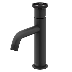Vigo Cass Single Hole Single Handle Bathroom Faucet Matte Black VG01046MB - Picture 1 of 7