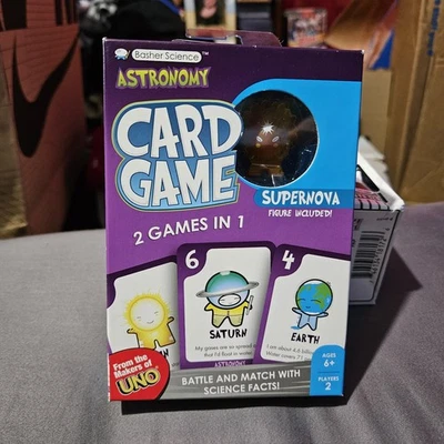 Astronomy Card Game Mattel Basher Science Supernova Figure Included - Image 1 of 3
