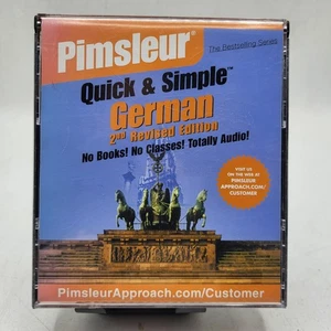 Pimsleur Quick & Simple German 2nd Revised Edition Audio CD Lessons on 4 cds - Picture 1 of 4