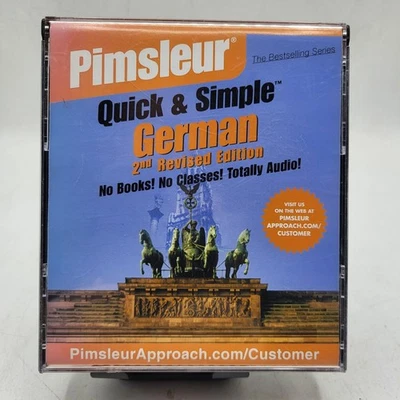 Pimsleur Quick & Simple German 2nd Revised Edition Audio CD Lessons on 4 cds - Image 1 of 4