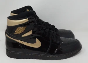 Size 10.5 - Jordan 1 Black Metallic Gold 2020 - Picture 1 of 9