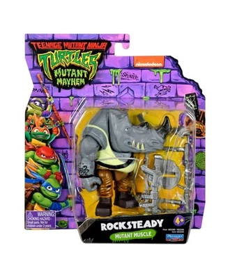 PLAYMATES TMNT TEENAGE MUTANT NINJA TURTLES MUTANT MAYHEM ROCKSTEADY ACTION FIGURE