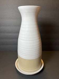 Louisville Stoneware 42oz Louisville Pottery Collection Vase / Carafe & Saucer - Picture 1 of 9