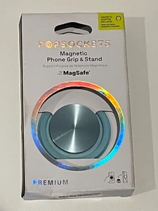 PopSockets Magnetic MagSafe Phone Grip & Stand for iPhone - Blue Sigh - Picture 1 of 2