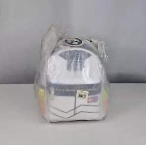 NEW Loungefly Overwatch Mercy Mini Backpack White Gold Wings Yellow Orange Red - Picture 1 of 13