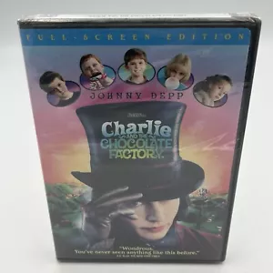 Charlie and the Chocolate Factory (DVD, 2005, Full Screen Edition) New Sealed - Picture 1 of 3