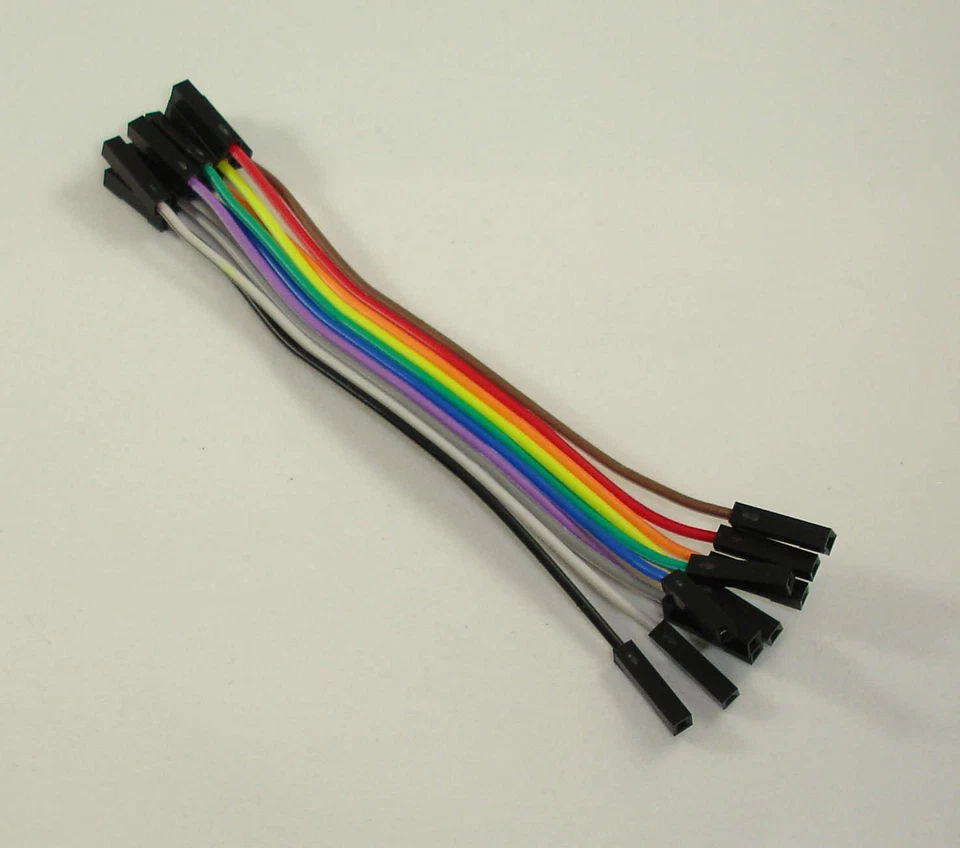 10 Dupont Prototype Cable Female/Female Hembra/Hembra 100mm Arduino - Imagen 1 de 1