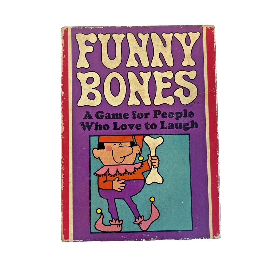 Vintage 1968 Funny Bones Card Game By Parker Brothers Complete  - Image 1 of 4