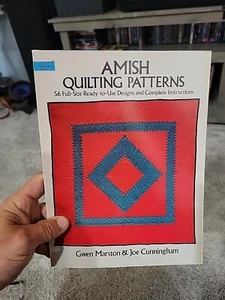 "Amish Quilting Patterns" - 56 Full-Size Designs & Complete Instructions - Picture 1 of 3