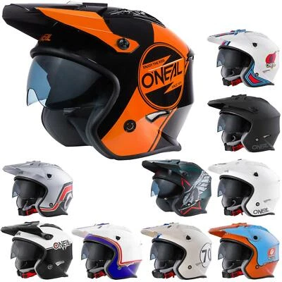 ONeal Volt Jet Helm Motorrad Roller Retro Moped Sonnenbrille Halbschale Scooter - Bild 1 von 4