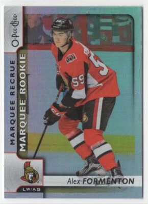 2017-18 O-Pee-Chee Update Rainbow Foil Alex Formenton Rookie Ottawa Senators - Image 1 of 2