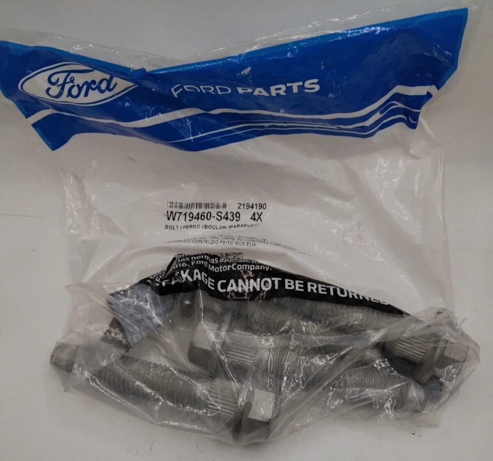 4 Pack 2020-2021 Ford Escape OEM Lower Strut Bolts W719460-S439 - image 1 of 1
