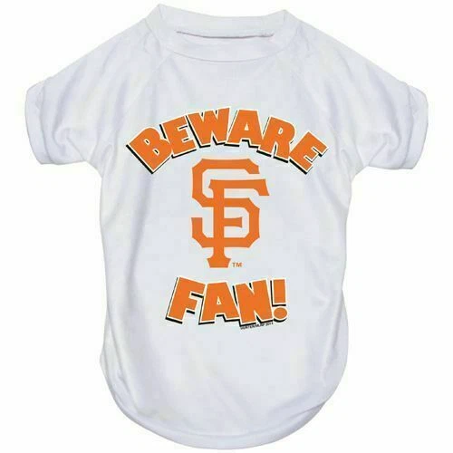 CAMISETA GRANDE XL de los Gigantes de San Francisco perro gato cuidado fan performance Foto 1 de 1