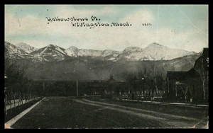 LIVINGSTON MONTANA, FERROCARRIL DEL PACÍFICO NORTE, Yellowstone St. Rockies Monts1915 - Imagen 1 de 2