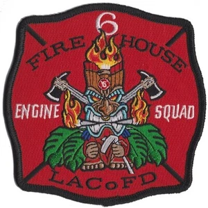 LA County Firehouse 6 Fire Patch NEW 2025 - Picture 1 of 1