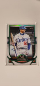 2021 TOPPS TRIBUTE GREEN #13 MOOKIE BETTS /99 LOS ANGELES DODGERS