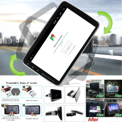 Reproductor Multimedia GPS Coche Android 10.1" Pantalla Giratoria Soporte Navegación 1+16 Foto 1 de 4