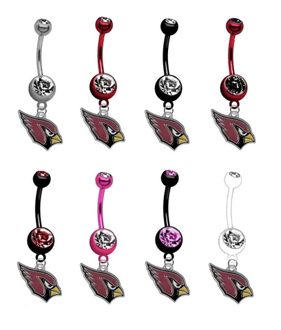 Arizona Cardinals Football Belly Button Navel Ring Piercing - Pick Color NEW Cover