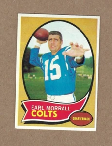 Tarjeta de fútbol americano Topps 1970 #88 Earl Morrall Baltimore Colts EXMT - Imagen 1 de 2