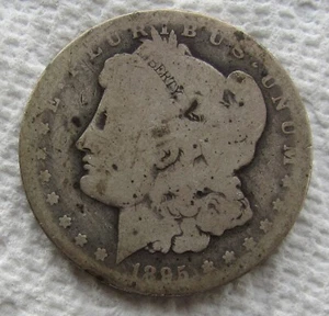 1895-O $1 Morgan Silver Dollar Rare Key Date New Orleans O Mint Cleaned Filler - Picture 1 of 4