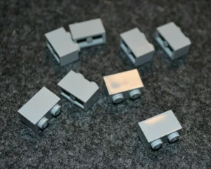 (8) 1x2 Light Gray Standard Bricks ~ Lego ~ NEW ~ - Picture 1 of 1