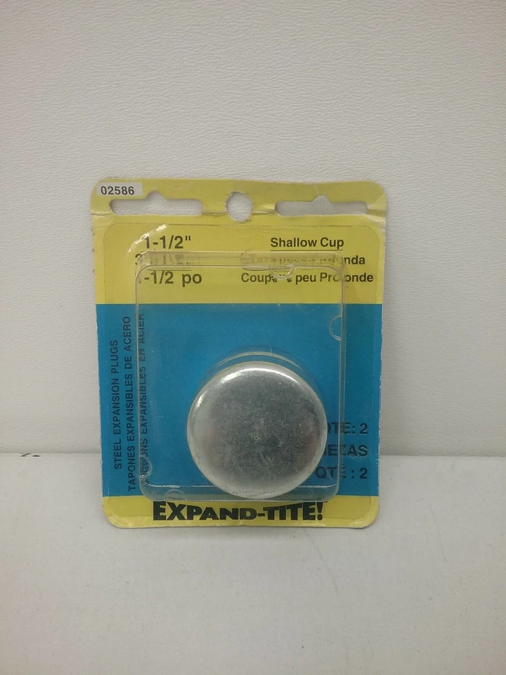 02586 Tapones de Expansión de Acero Dorman 1 - 1/2" Cantidad 2 Piezas  Foto 1 de 1