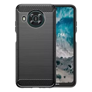 Natural Tactility Soft Slim Carbon Fiber Case Cover for Nokia X100 5G TA-1399 US - Picture 1 of 1