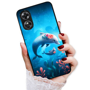 ( For Oppo A78 5G ) Back Case Cover H23454 Dolphin