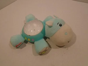 Fisher Price Blue Plush HIPPO sleepy PROJECTION Light 30 Min. Music night Sounds - Picture 1 of 6
