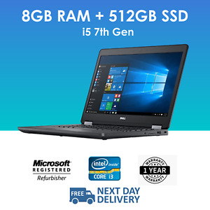 Fast Cheap Intel Core i5 7th Gen Windows 10 8GB RAM 512GB SSD WI-FI LAPTOP