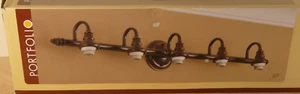 5-Light Vanity Bar--Portfolio #0649963--Oil Rubbed Bronze - Picture 1 of 3