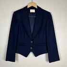 Vintage 70?S Pendleton Blazer 100% Virgin Wool Tapered Navy Blue Women?S Size 6