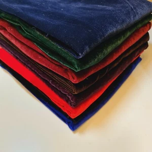 Triple 3 Crown Micro Velvet Fabric Non Stretch Dress Craft Costume Material 44” - Picture 1 of 72
