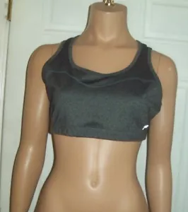 Size XL/ 16-18 Avia Gray w/ pads Sports Bra - Picture 1 of 3