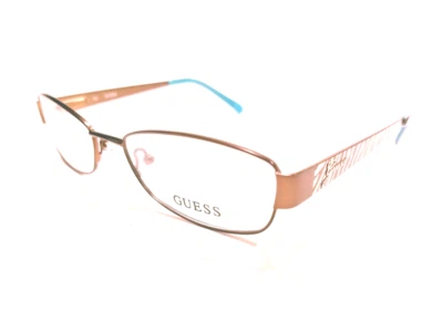NEW ORIGINAL GUESS GU 2404 BRN Brown Women Eyeglasses 53mm 17 135 - Image 1 of 4