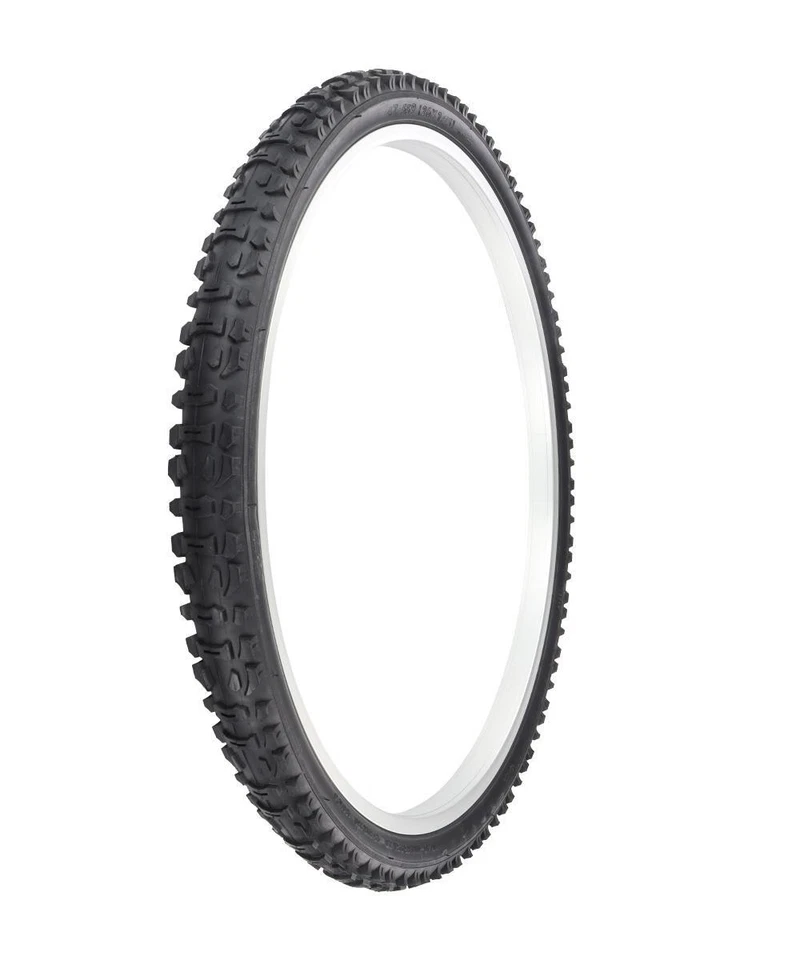 PRO+ Bicycle Tire 26" x 1.75" All Black P-1002 KNOBBY Mountain Tread