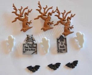 Scare Up Some Fun / Dress It Up Halloween Embellishments / Trees ~ Tombstones - Picture 1 of 3
