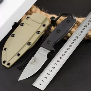 Coltello 8'' nuovo lavaggio pietra CNC DC53 lama G10 maniglia sopravvivenza tattica caccia VTH75 - Foto 1 di 10