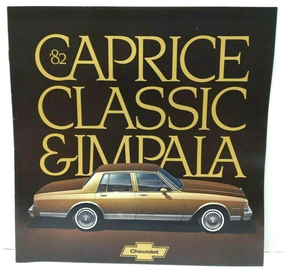 1982 Chevrolet CAPRICE CLASSIC & IMPALA Dealer Sales BROCHURE - OEM 82 Chevy - Image 1 of 4