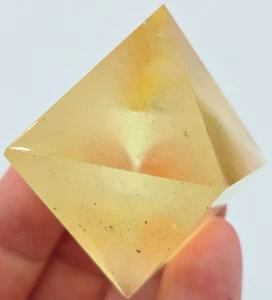 +++ FLUORITE (POLISHED OCTAHEDRON) HARDIN COUNTY, ILLINOIS +++ - Picture 1 of 8