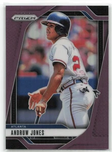 2025 Panini Purple Prizm Andruw Jones #187 Atlanta Braves 17/149 - Picture 1 of 2