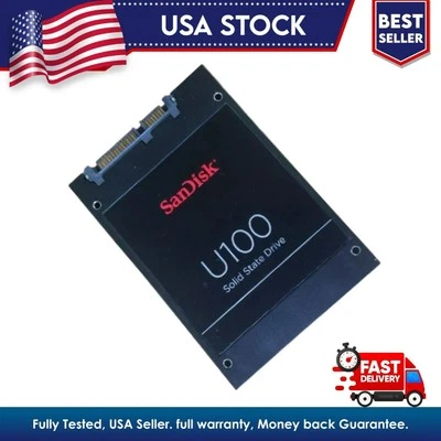 SanDisk U100 16GB 2.5" SSD SATA 6.0Gbps HP 680675-001 TESTED GOOD WARRANTY  USA - Image 1 of 4