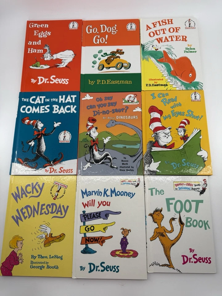 Vintage Dr. Seuss Beginner Hardcover Books - Lot of 9 - Image 1 of 1
